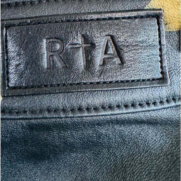 RtA Prince lambskin leather pant size 24 - Picture 7 of 11